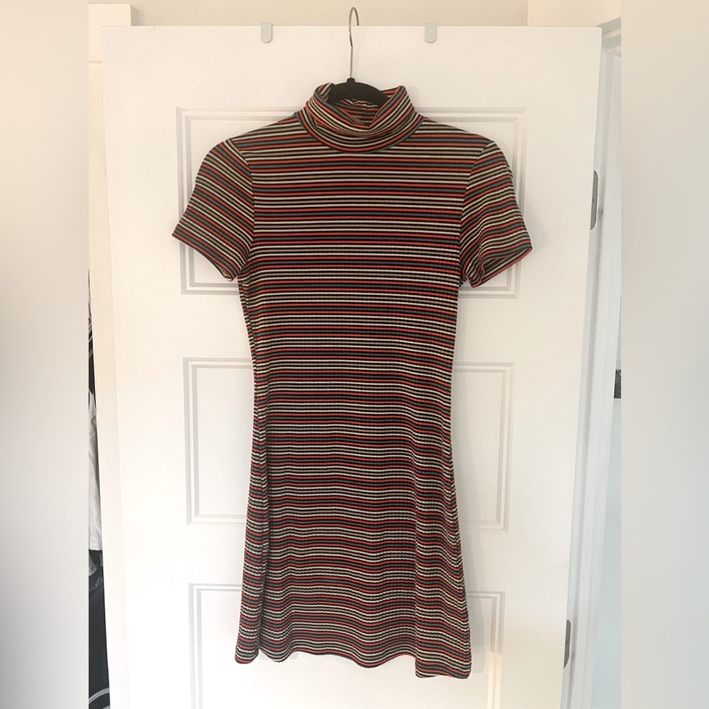 Mini Turtleneck Dress by Soprano